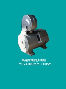 常德YGP-110kW-6000rpm 高速永磁同步电动机