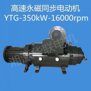 邵阳高速永磁同步电动机YTG-350kW-16000rpm